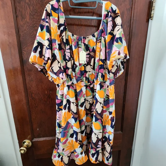 JODIFL Colorful Floral Print Dress - Picture 3 of 5